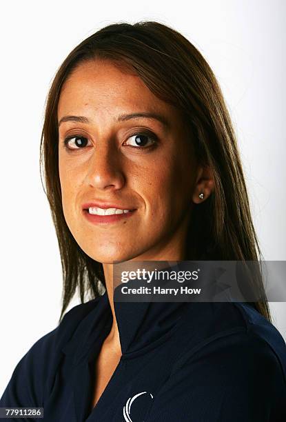 Taekwondo athlete Diana Lopez poses for a portrait during the Athlete Summit at Smashbox Studios on November 13, 2007 in West Hollywood, California.