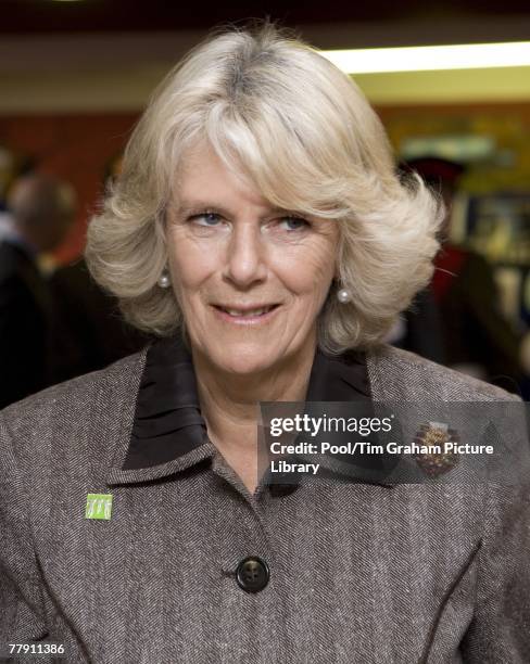 Camilla, Duchess of Cornwall visits Barnardo's High Close School, a residential and day school catering for pupils with social, emotional and...