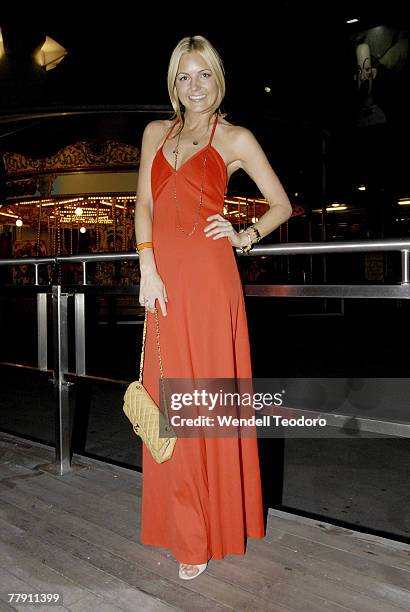 Jo Ferguson attends the official opening of The Deck waterfront restaurant at Milson?s Point on November 14, 2007 in Sydney, Australia.