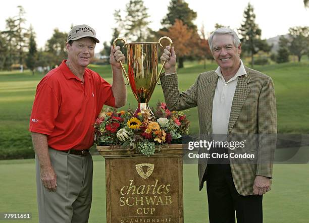 Tom Watson wins the Charles Schwab Cup Championship and the Schwab Cup - Sunday October 30, 2005 at Sonoma Golf Club - Sonoma, California.