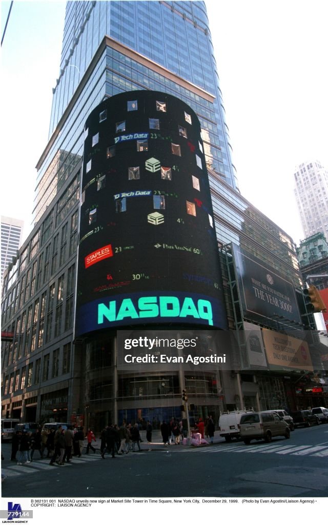 NASDAQ unveils new sign in Time Square