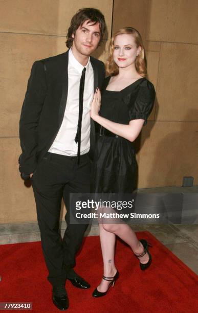 Jim Sturgess and Evan Rachel Wood arrives to a screening of "Across the Universe" at the Egyptian theatre on September 18, 2007 in Hollywood,...