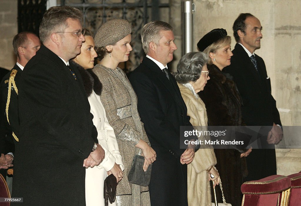 Belgium Royals Attend the "Fete Du Roi" (King's Day)