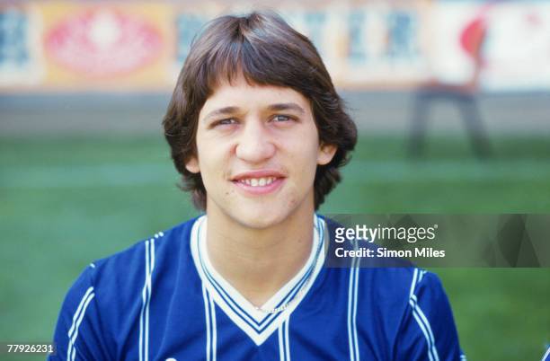 English footballer Gary Lineker of Leicester City FC, circa 1980.