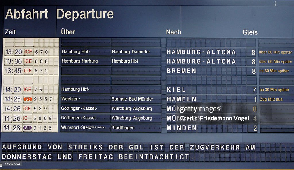 German Train Drivers Launch Complete Strike
