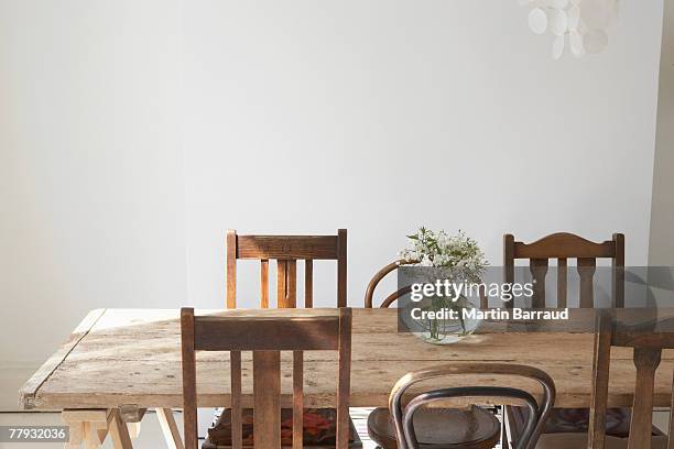 leere esszimmer - dining room stock-fotos und bilder