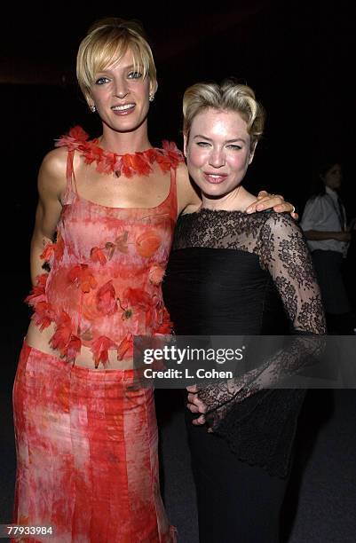 Uma Thurman and Renee Zellweger