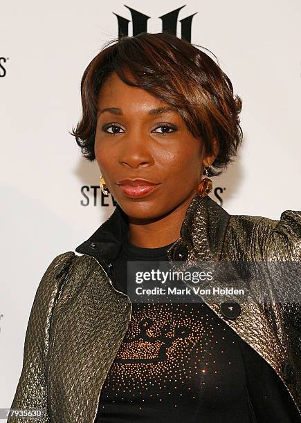 Venus Williams at the launch party of Venus Williams new clothing line EleVen on November 14 , 2007 at Tenjune in New York.