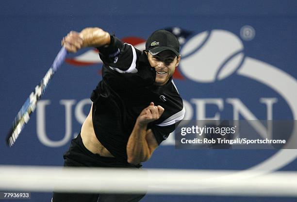 Andy Roderick Serving Ten Us Open Roddick Serve Photos and Premium High Res Pictures - Getty ...