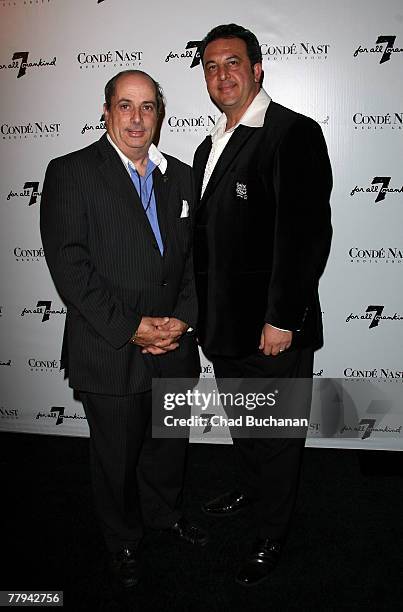 Producer Robert King and Anoush Sadegh attend the 7 For All Mankind first retail store opening on November 15, 2007 in Los Angeles, California.