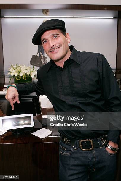 Stylist Phillip Bloch attends the opening of the 7 For All Mankind store on Robertson Boulevard on November 15, 2007 in Los Angeles, California.