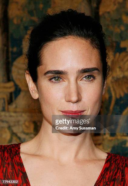 Actress Jennifer Connolly attends the fashion industry's battle against HIV/AIDs at the "7th on Sale" gala held at the 69th Regiment Armory on...