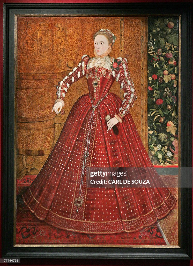 A portrait of Queen Elizabeth I, painted