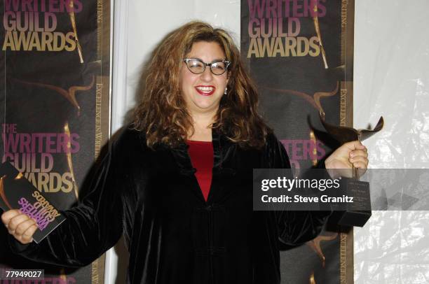 Jenji Kohan, winner of Outstanding Episodic Comedy for "Weeds"