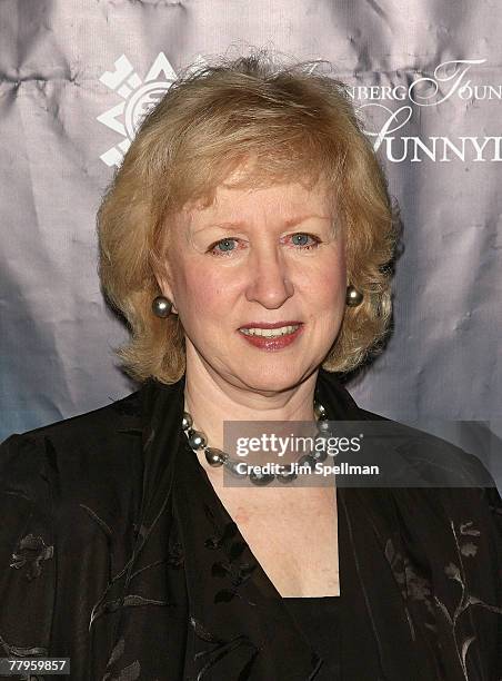 Former Prime Minister of Canada Kim Campbell attends the 2007 International Women Leaders Global Security Summit at the Jumeirah Essex House on...