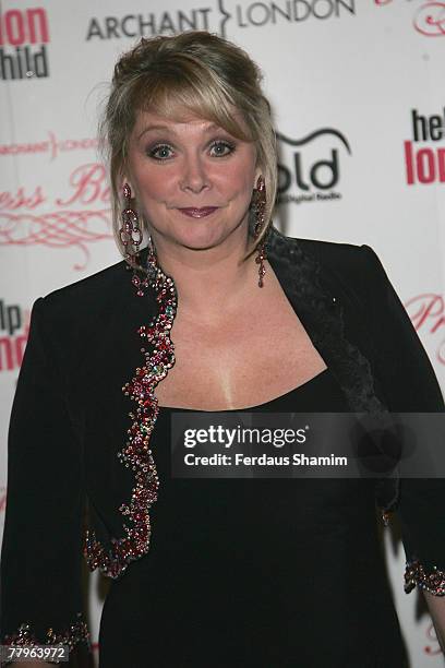 Cheryl Baker attends The Archant London Press Ball at The Brewery November 17, 2007 in London, England.