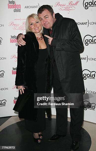 Paul Ross and guest attend The Archant London Press Ball at The Brewery November 17, 2007 in London, England.