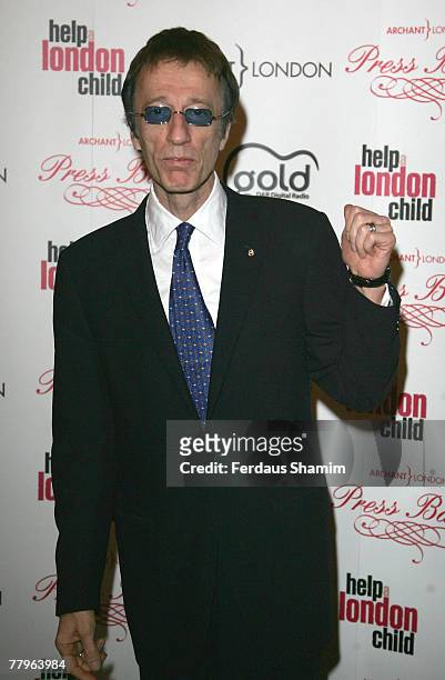 Robin Gibb attends The Archant London Press Ball at The Brewery November 17,2007 in London,England.