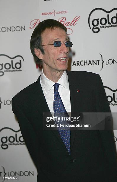 Robin Gibb attends The Archant London Press Ball at The Brewery November 17,2007 in London,England.