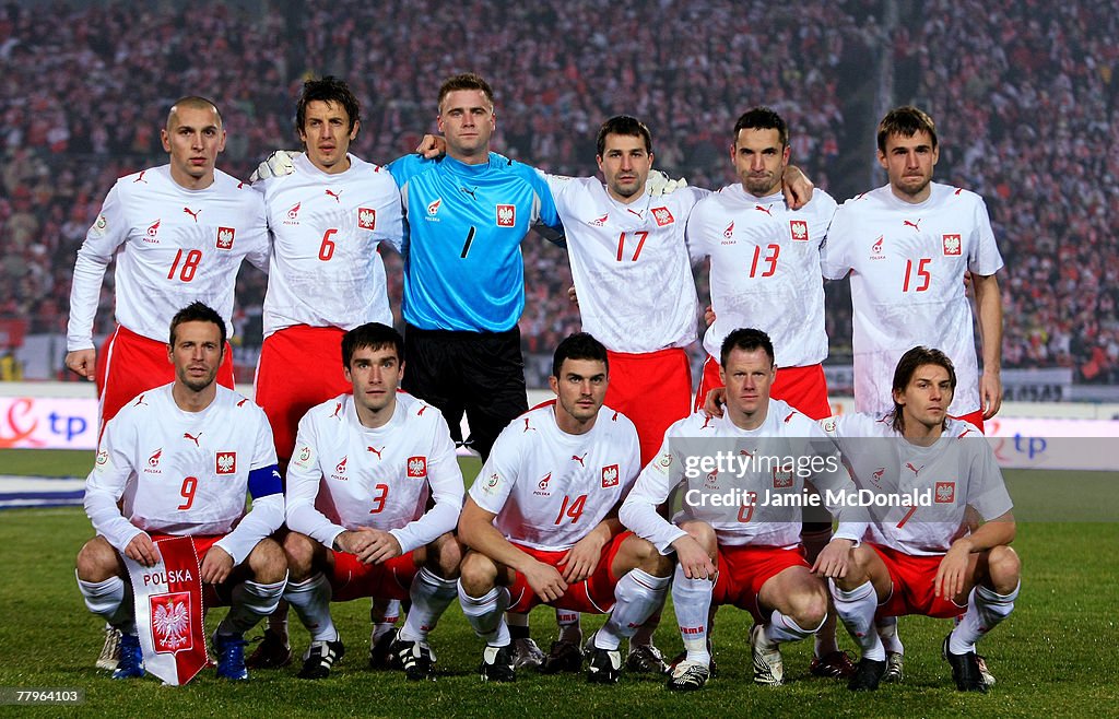 Euro2008 Qualifier - Poland v Belgium