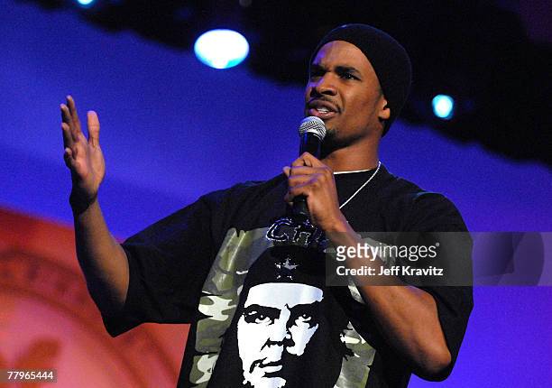 Comedian Damon Wayans Jr. On stage during Russell Simmons' Def Comedy Jam at the HBO & AEG Live's "The Comedy Festival" 2007 at Caesars Palace on...