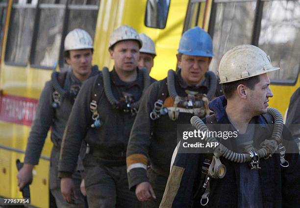 Zasyadko Rockets 69 2007 Zasyadko Mine Disaster Stock Photos, High-Res Pictures, and ...