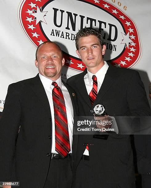 United assistant coach Tom Soehn presented the Defender of theYear trophy to Bobby Boswell. DC United held its third annual awards reception at the...