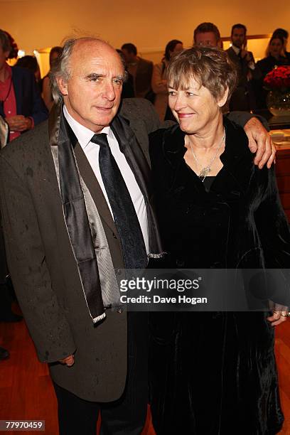 Peter and Maggie Law, parents of actor Jude Law, attend the 'Sleuth' Bulgari Premiere Party at the Bulgari store on New Bond Street on November 18,...