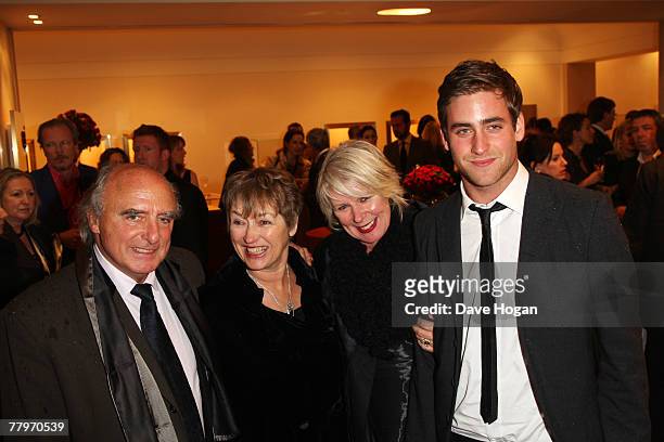 Peter and Maggie Law, parents of actor Jude Law, designer Betty Jackson and their guest attend the 'Sleuth' Bulgari Premiere Party at the Bulgari...