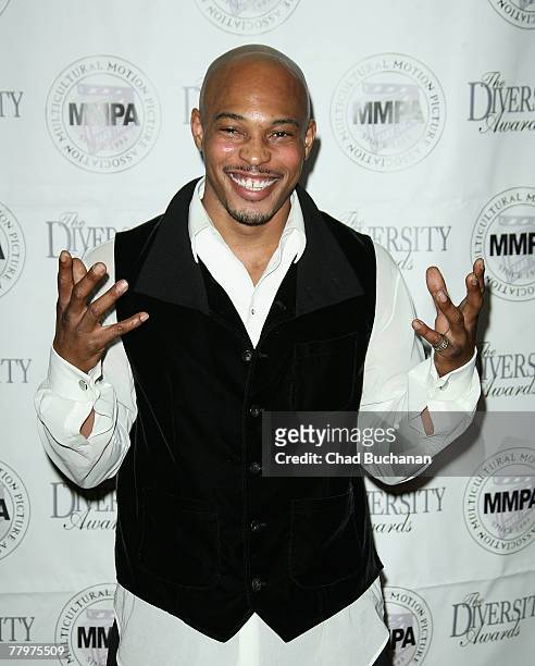 Rapper and actor Sticky Fingaz aka 'Sticky' attends the 15th Annual Diversity Awards at the Globe Theatre, Universal Studios Hollywood on November...