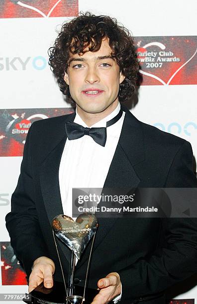 Lee Mead attends the Variety Club ShowBiz Awards 2007 at the London Hilton on November 18, 2007 in London, England.