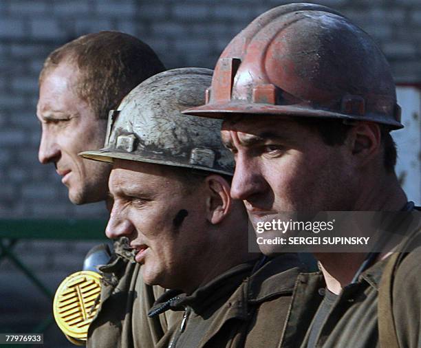 Zasyadko Rockets 2007 Zasyadko Mine Disaster Photos and Premium High Res Pictures ...