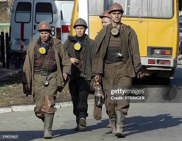 Zasyadko Rockets 69 2007 Zasyadko Mine Disaster Stock Photos, High-Res Pictures, and ...