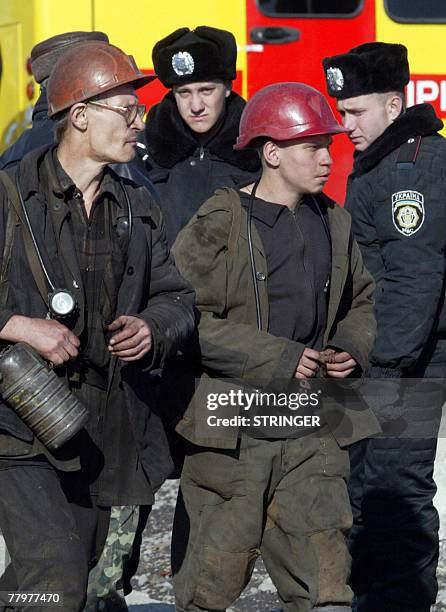 Zasyadko Rockets 2007 Zasyadko Mine Disaster Photos and Premium High Res Pictures ...