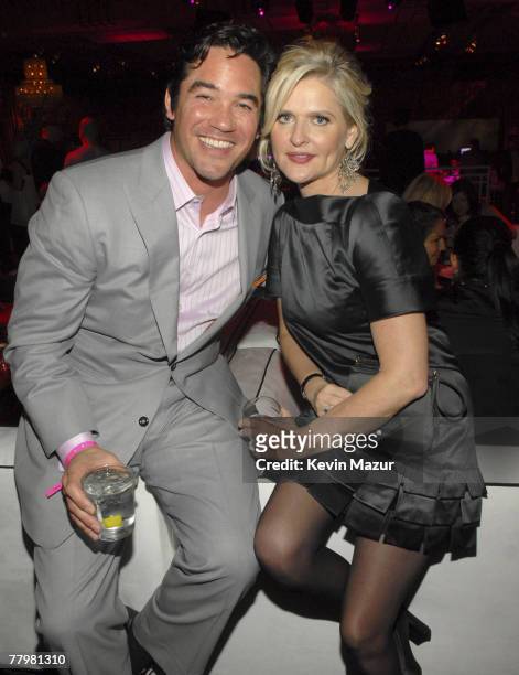Actor Dean Cain and Victoria's Secret Catalogue CEO Sharen Turney at the 12th Annual Victoria's Secret Fashion Show after party at the Renaissance...