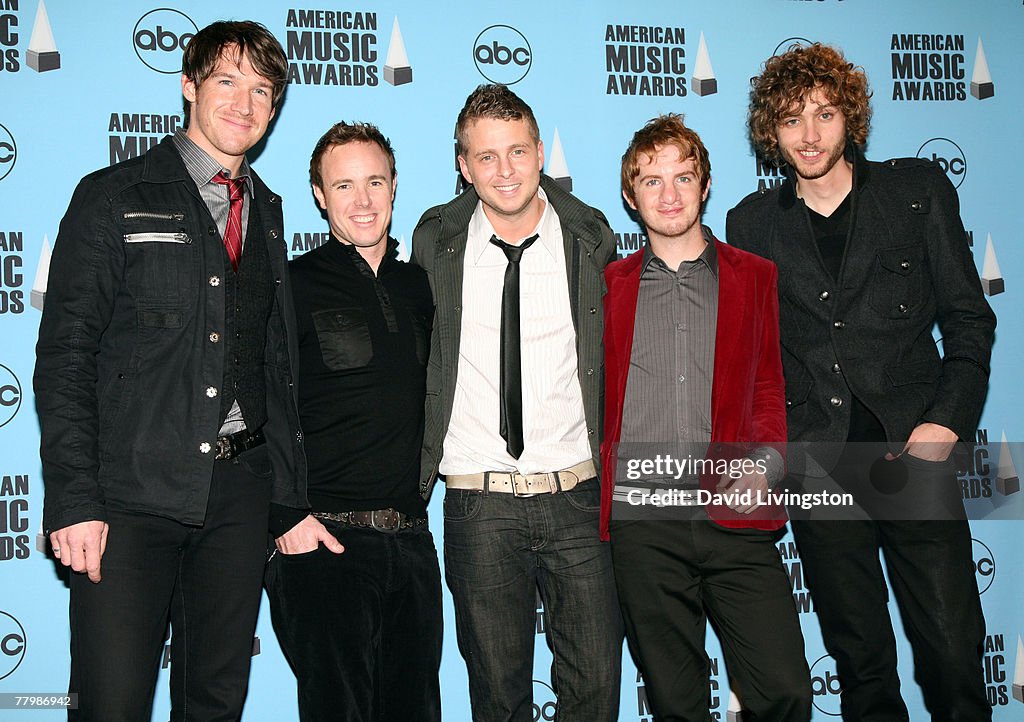 2007 American Music Awards - Press Room
