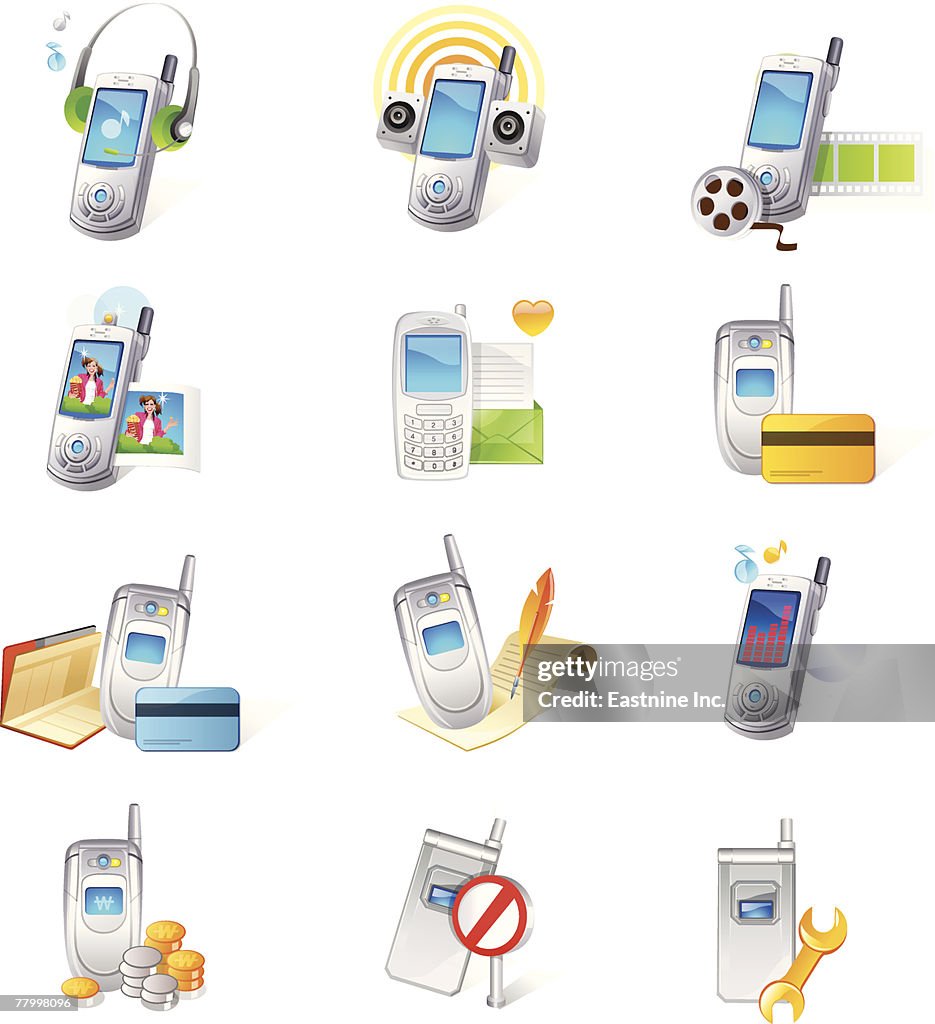 Various mobile phones