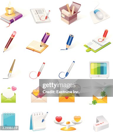 Various Writing Objects High-Res Vector Graphic - Getty Images