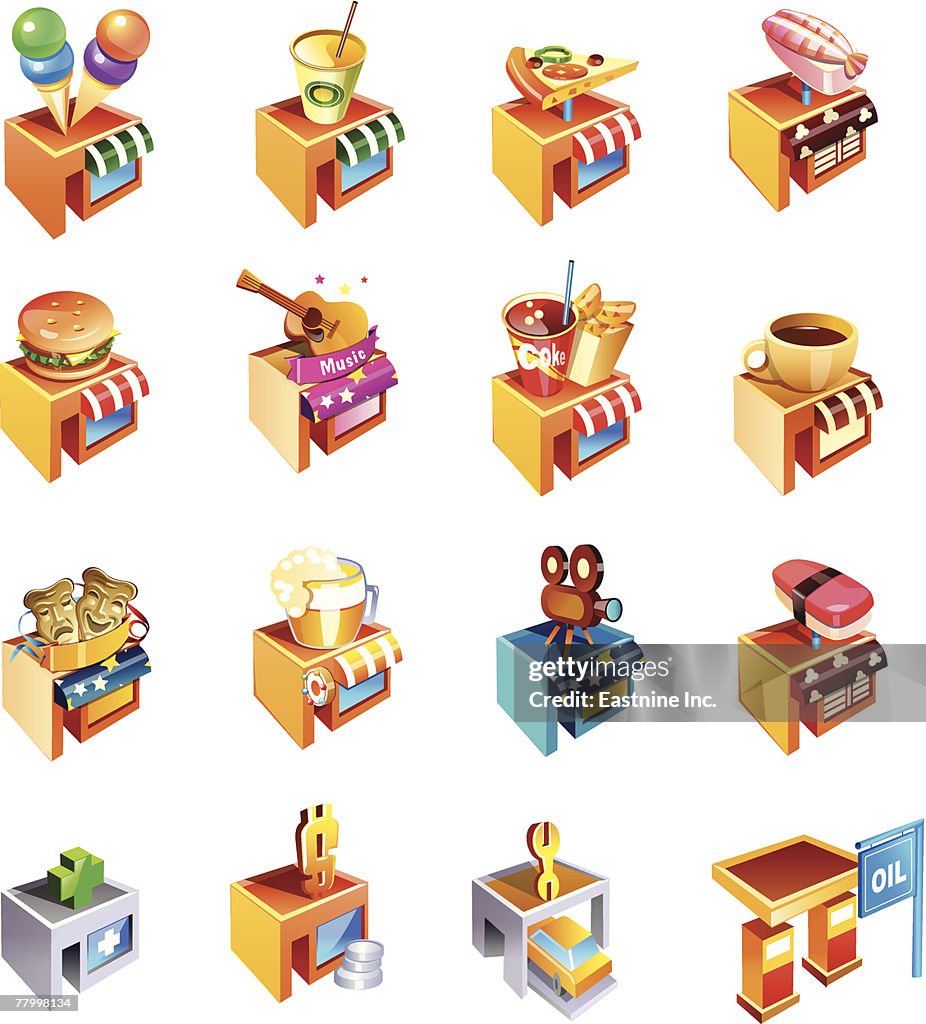 Different Type Objects Different Types Of Objects High-Res Vector Graphic - Getty Images