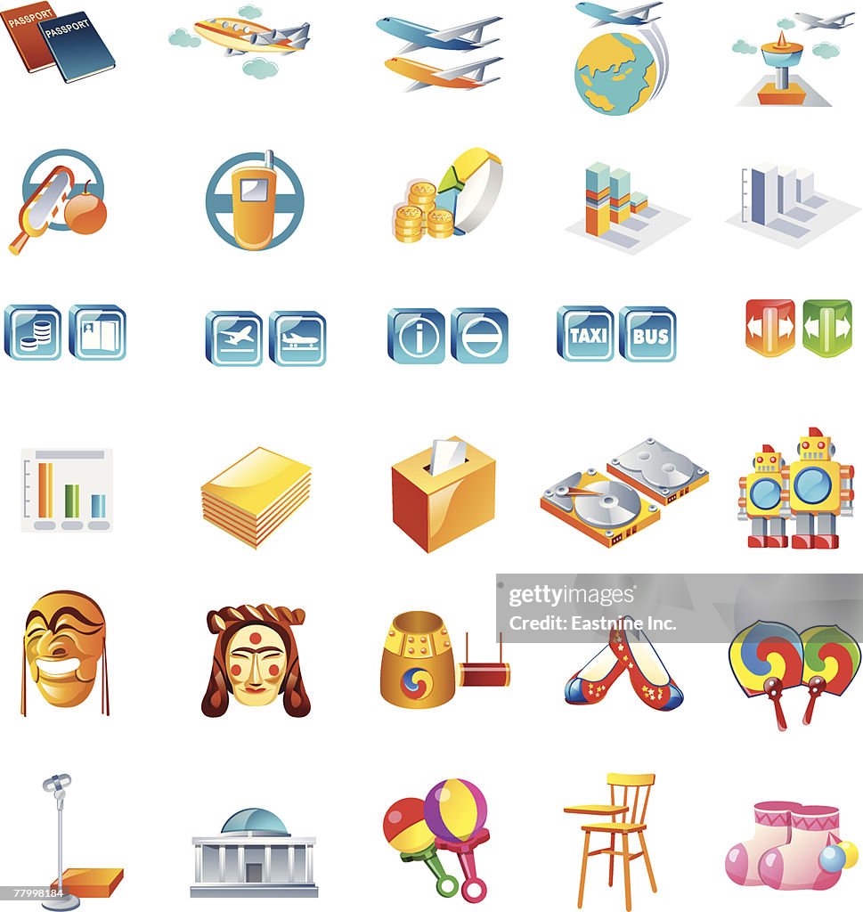 Different Type Objects Different Types Of Objects High-Res Vector Graphic - Getty Images