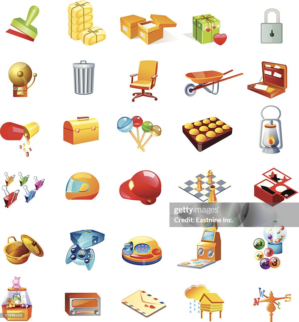 Different Type Objects Different Types Of Objects High-Res Vector Graphic - Getty Images