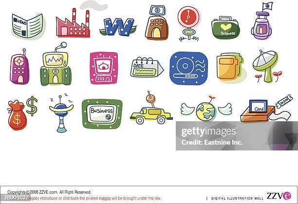 Closeup Of Different Types Of Objects High-Res Vector Graphic - Getty ...
