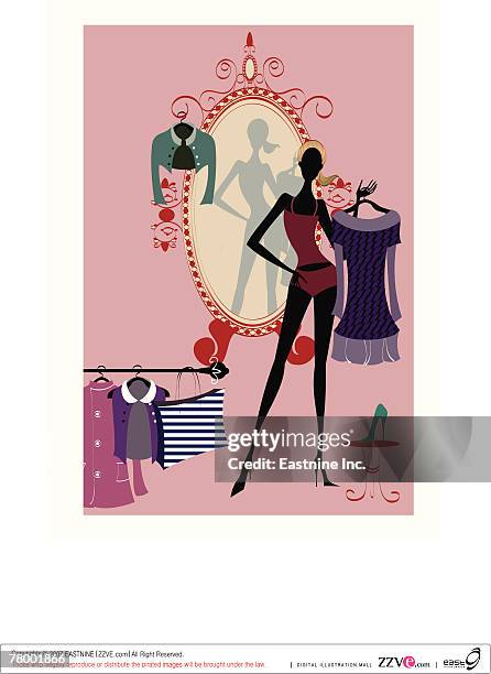 Rack Of Clothes Cartoon Photos and Premium High Res Pictures - Getty Images
