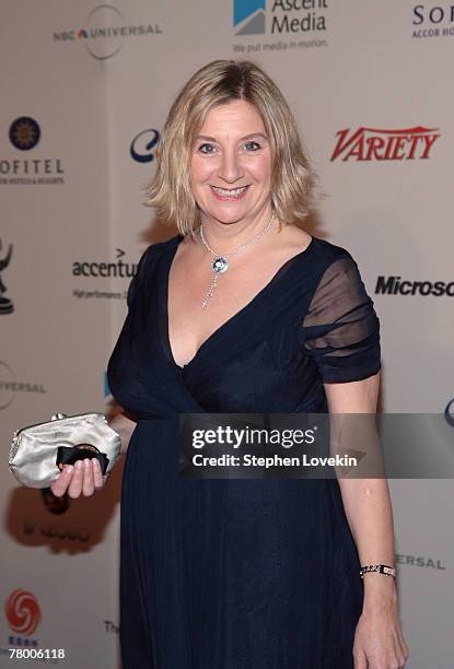 Actress Victoria Wood of "Housewife 49" attends the 35th International Emmy Awards Gala at the New York Hilton on November 19, 2007 in New York City.