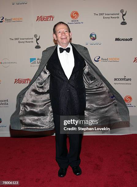 Producer Jon Plowman of "Little Britian Abroad" attends the 35th International Emmy Awards Gala at the New York Hilton on November 19, 2007 in New...