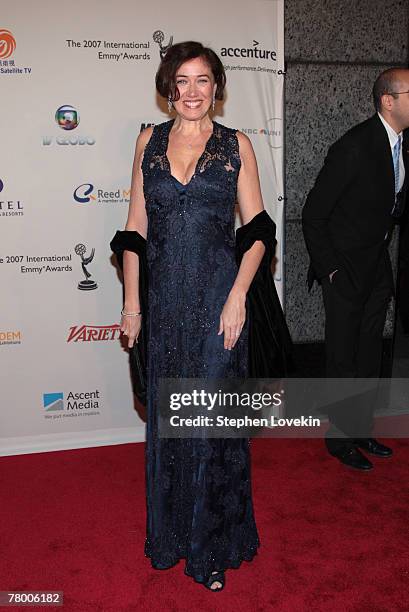 Actress Lilia Cabral of "Pages of Life" attends the 35th International Emmy Awards Gala at the New York Hilton on November 19, 2007 in New York City.