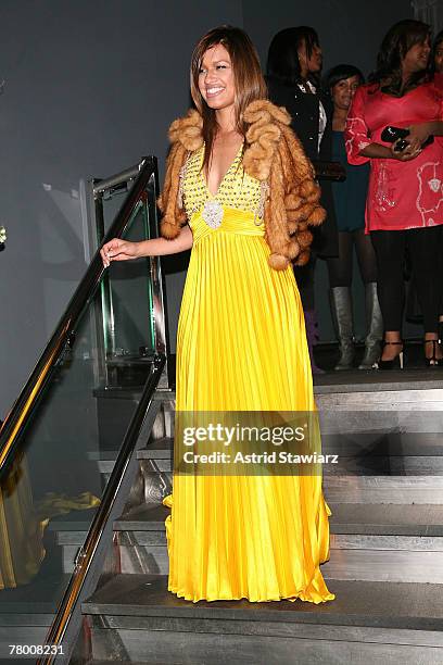 Host of BET 's '106 & Park' Rocsi attends her birthday party at the Grand on November 19, 2007 in New York City.