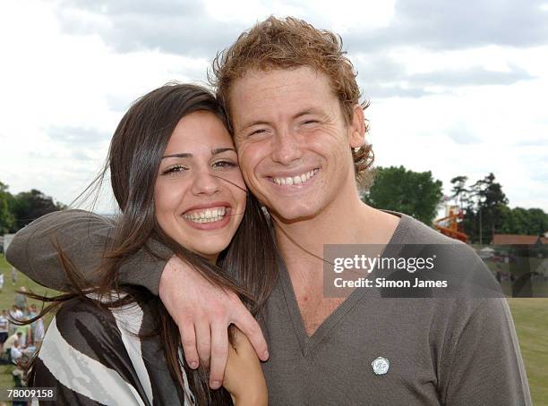 Joe Swash and Emma Sophocleous