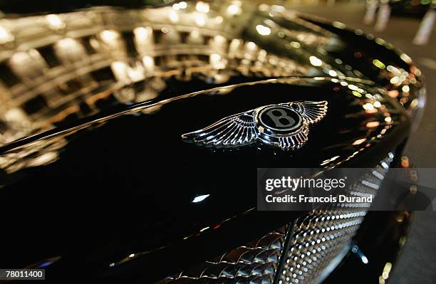 Luxury car Bentley is seen in the streets of Monaco beside the Casino and the Hotel de Paris on november 20, 2007 in Monte Carlo, Monaco. The United...