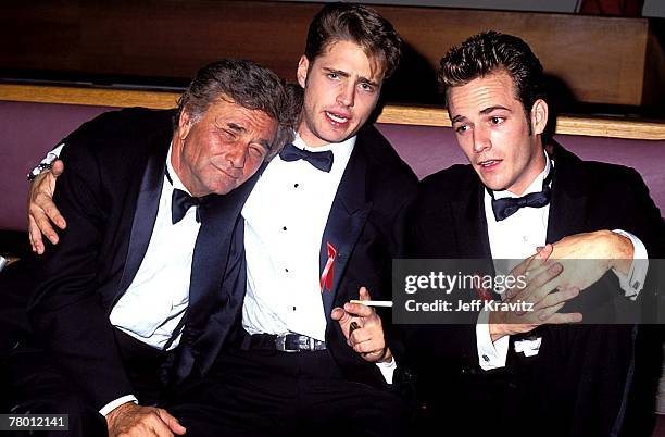 Peter Falk, Jason Priestley & Luke Perry